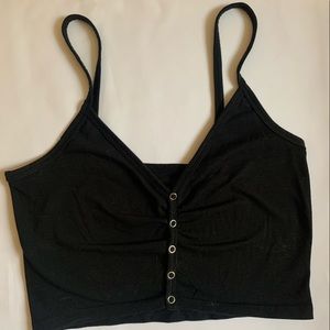 Pacsun black cropped cami